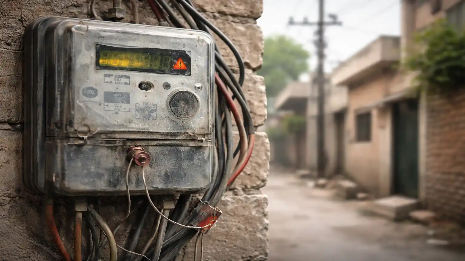 defective meter of electricty