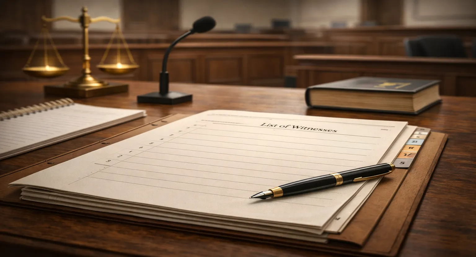 list of witnesses importance