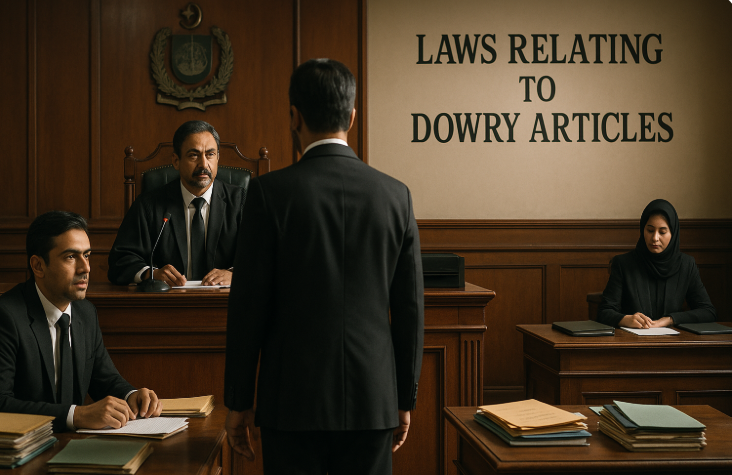 Dowry Articles recovery, jurisdiction and case laws